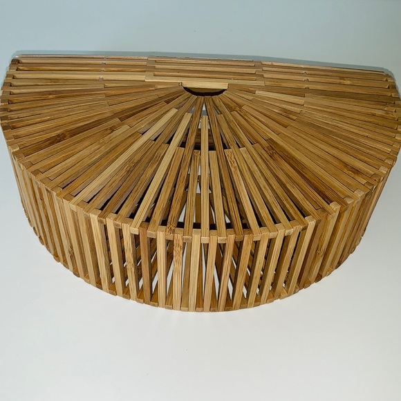 NWOT Samuel Ark Bamboo Handbag/Purse - Picture 10 of 11